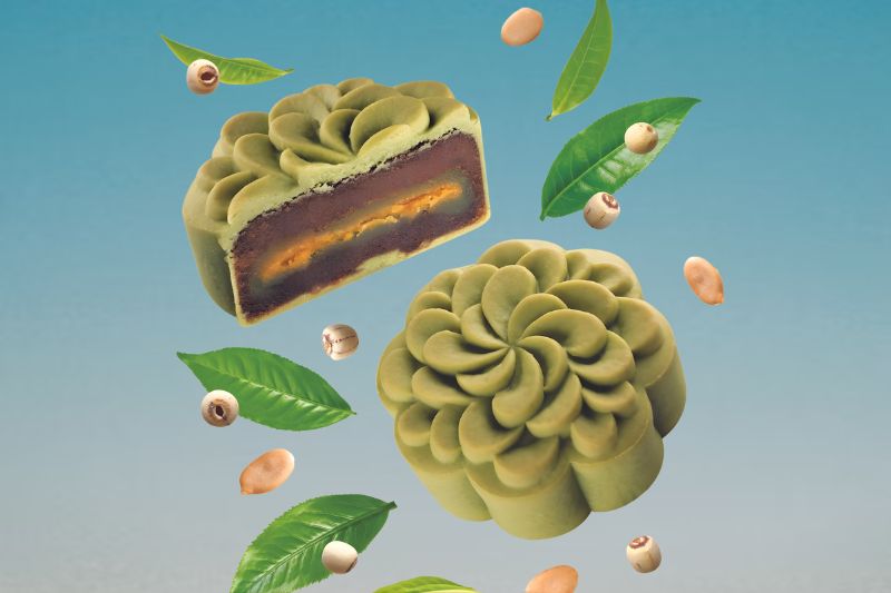 Đặc điểm của bánh trung thu Tai Thong vị trà xanh trứng muối dẻo