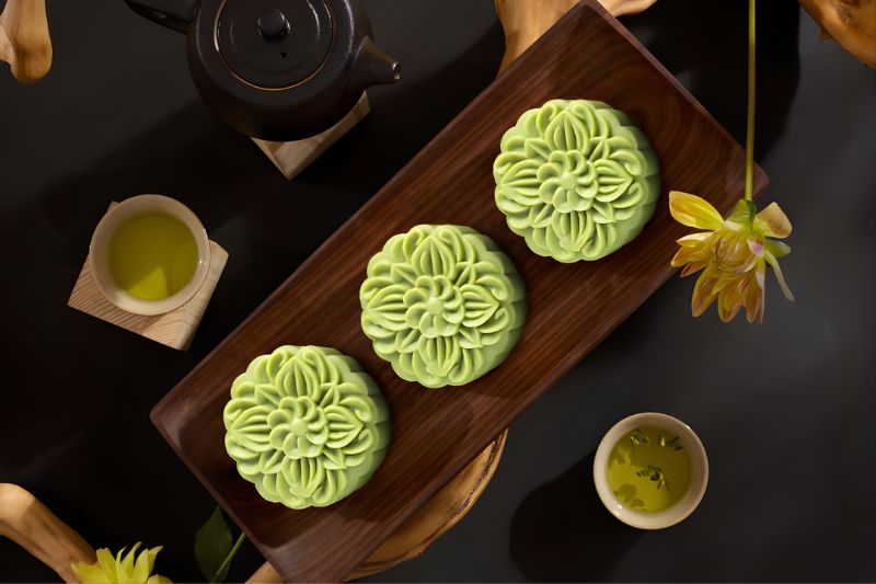 Ưu tiên chọn bánh nhân hạt, đậu xanh hoặc trà xanh để giảm lượng calo