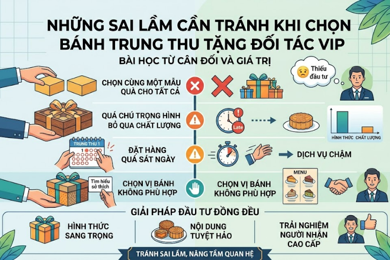 những sai lầm cần tránh
