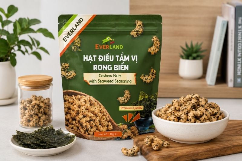 Snack hạt túi zip hiện đại Everland