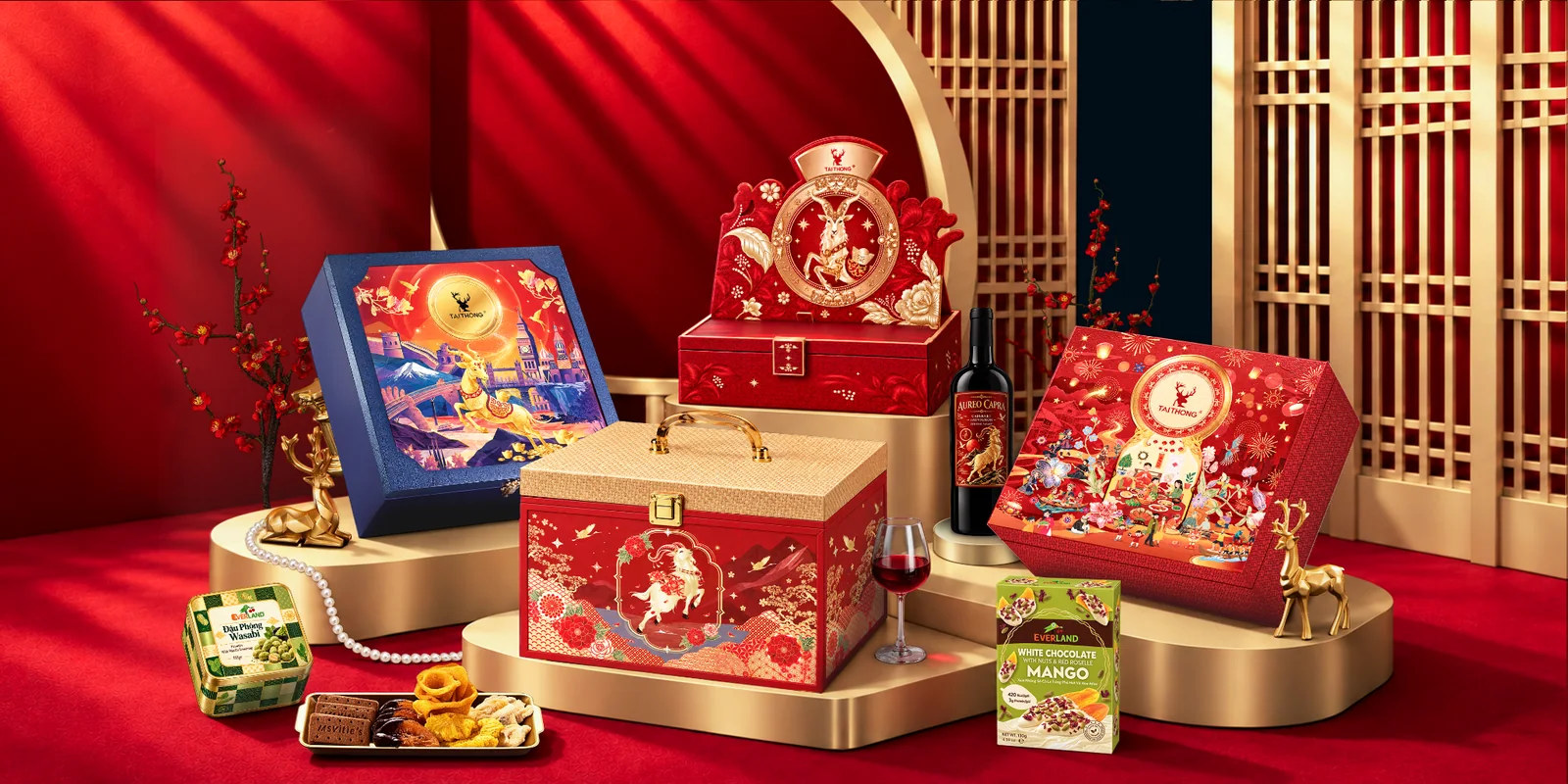 Toàn bộ bộ sưu tập quà Tết Tai Thong 2027 Tam Dương Khai Thái