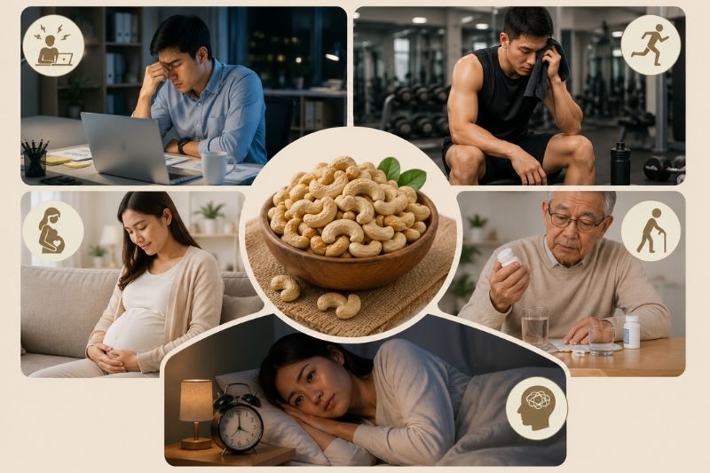 Ai nên bổ sung magie từ hạt điều