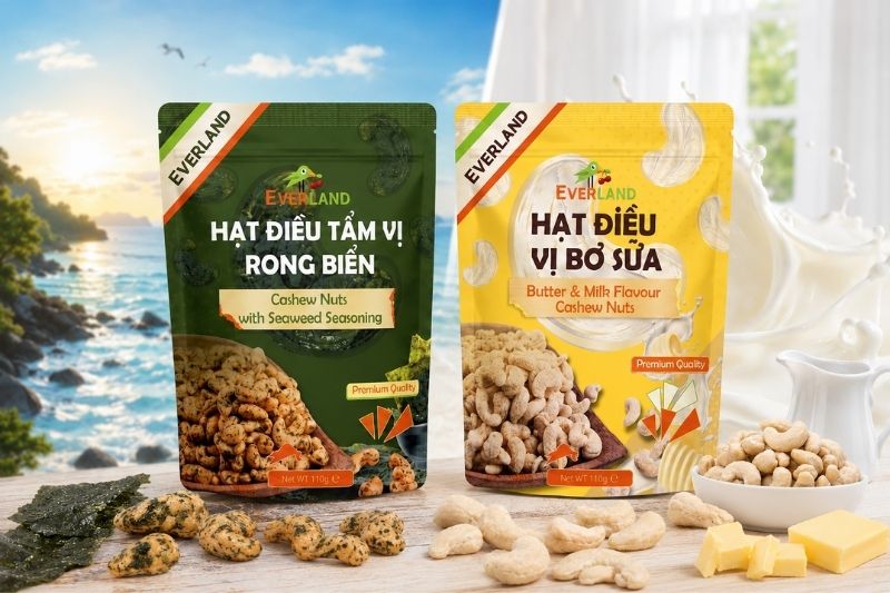 Hạt điều tẩm vị Rong Biển Everland