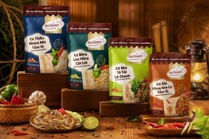 Khô cá ăn liền đặc sản Viet Essence