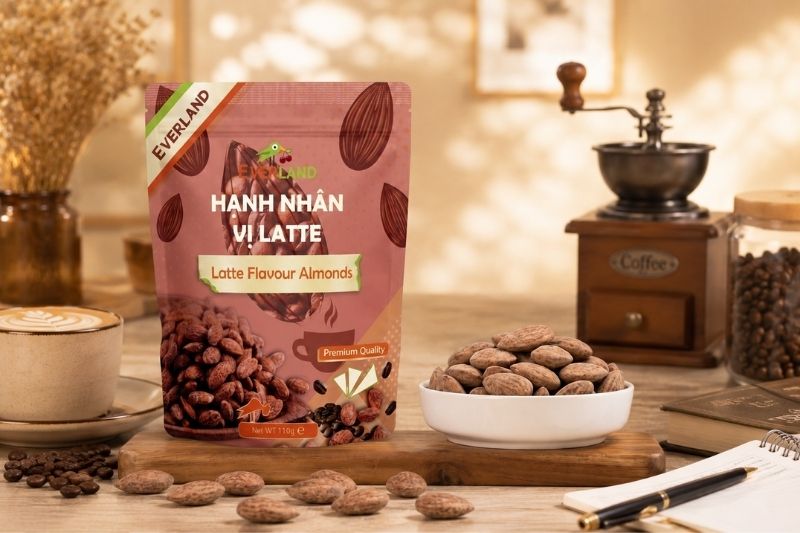 Hạnh nhân vị Latte Everland