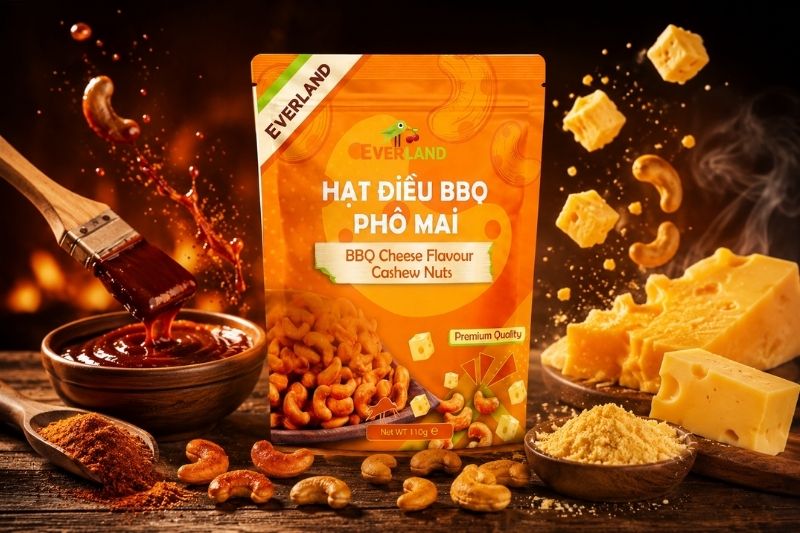 Hạt điều BBQ Phô Mai Everland