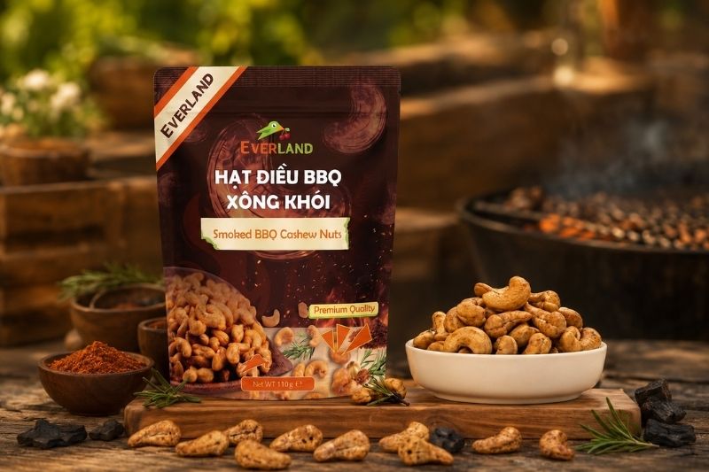 Hạt điều BBQ Xông Khói Everland