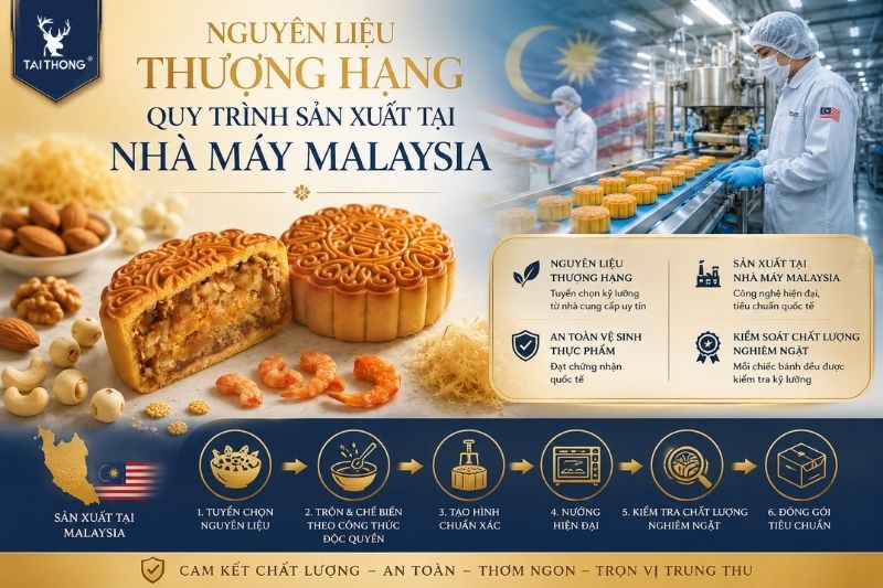Bánh trung thu Tai Thong tại Takashimaya TP.HCM