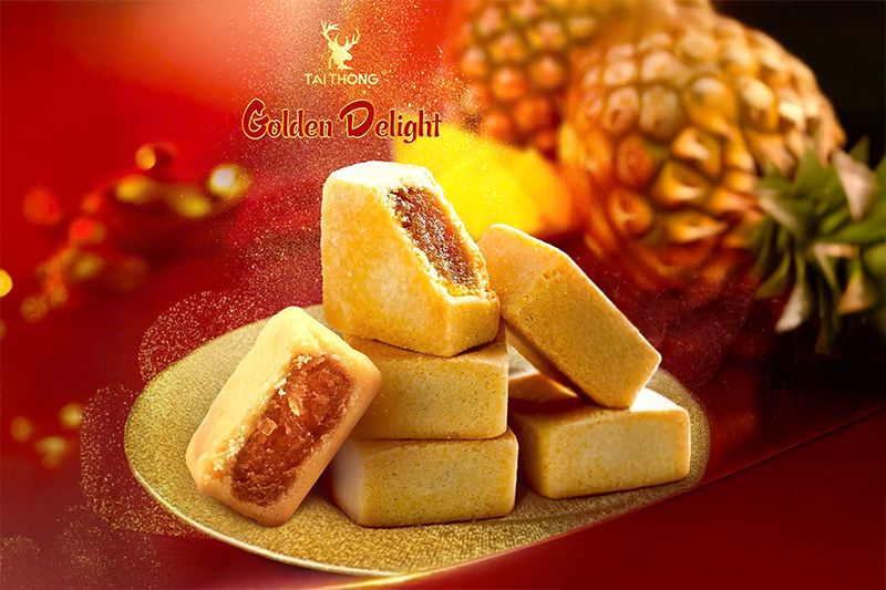 Bánh Quy Dứa Đài Loan Golden Delight - Tai Thong