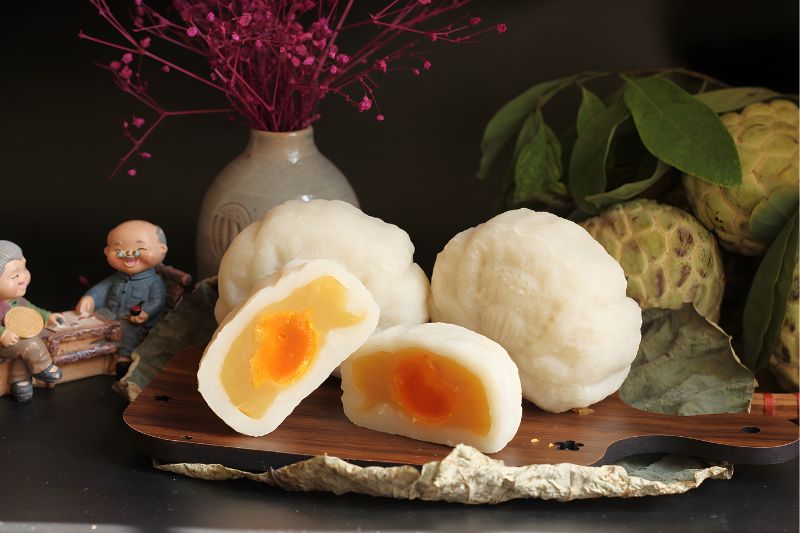 Bánh dẻo tượng trưng cho sự thanhb kihiết, trong trẻo