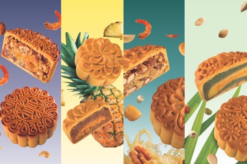 Bánh trung thu Tai Thong với nguyên liệu thượng hạng như vi cá, sò điệp, bào ngư