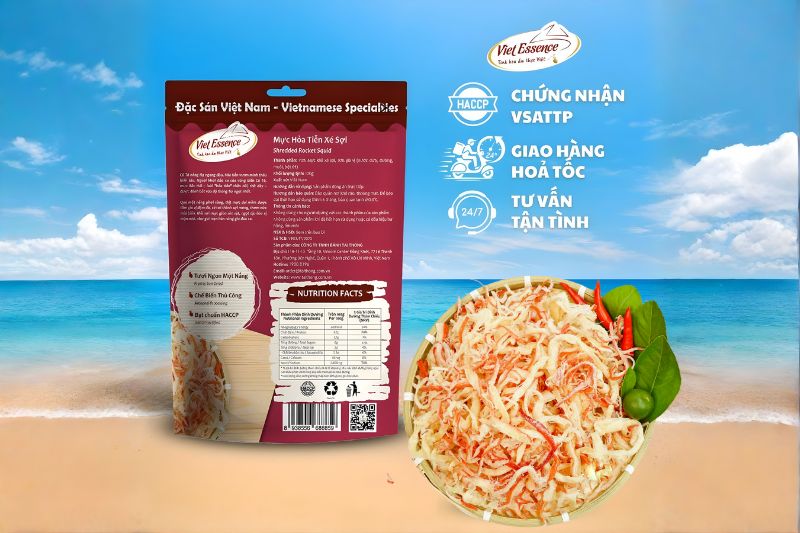 Bao bì cần đầy đủ thông tin của sản phẩm