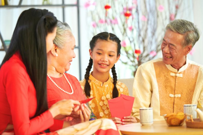 Chúc Tết, mừng tuổi và viếng mộ tổ tiên - Tai Thong