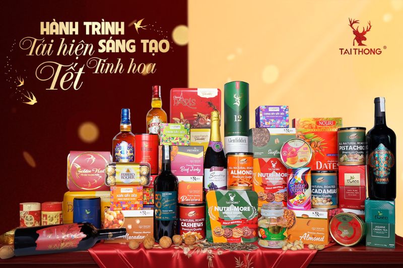 Chọn các nhóm sản phẩm cơ bản trong giỏ quà Tết - Tai Thong