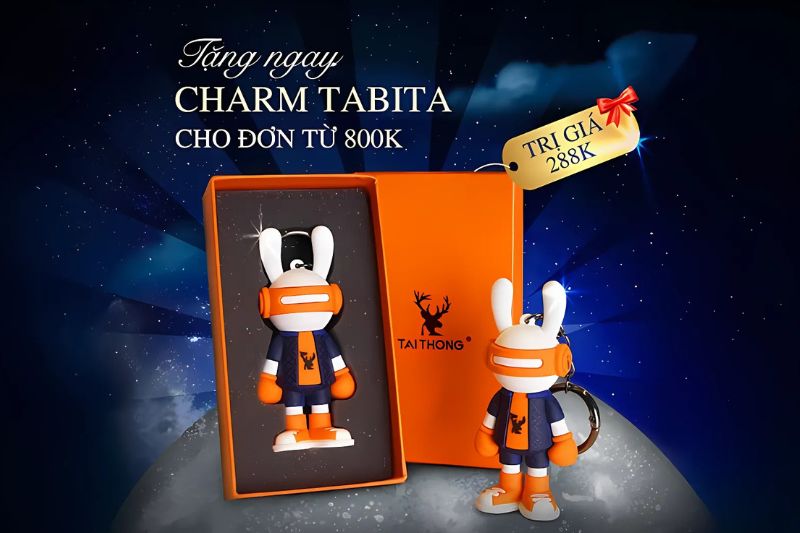 charm thỏ tabita - Tai Thong