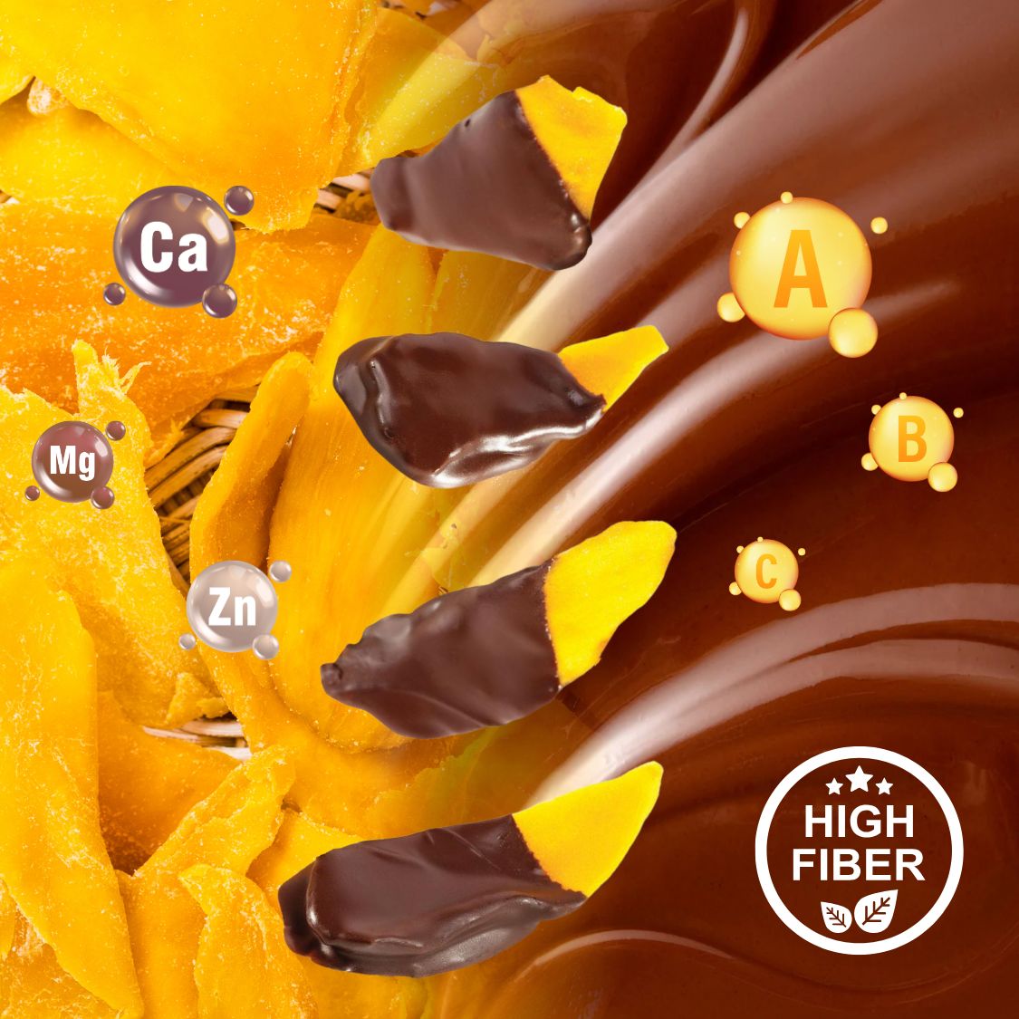 choco xoài nhiệt đới