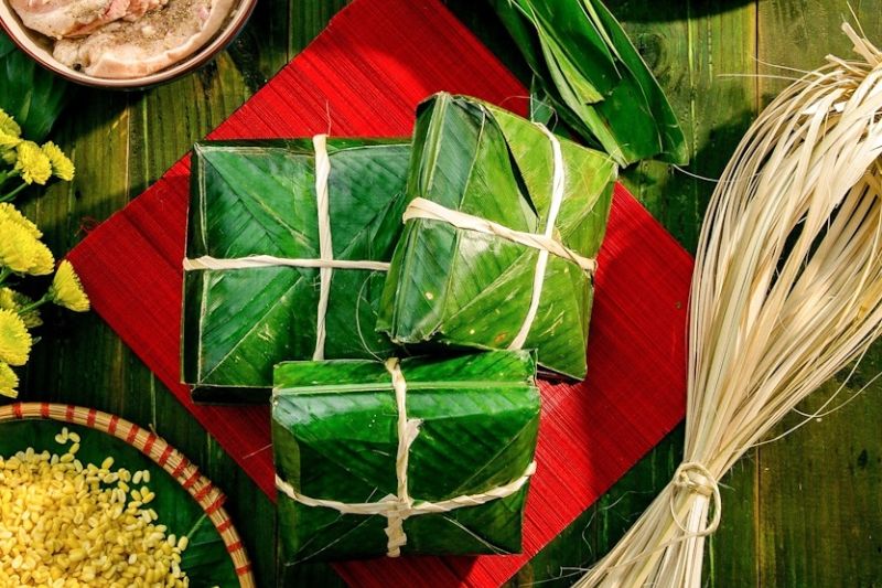 Gói bánh chưng - bánh tét - Tai Thong