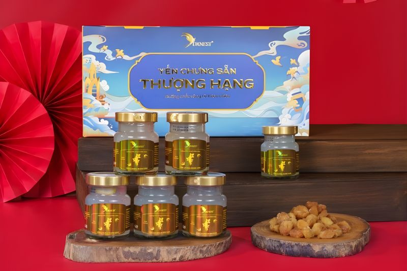 Giỏ quà Tết sâm yến