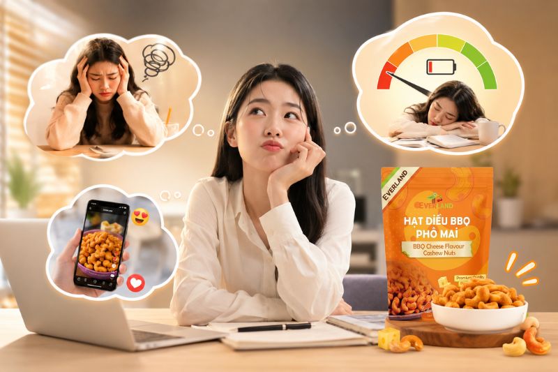 Vì sao cơn thèm ăn vặt thường đến bất chợt