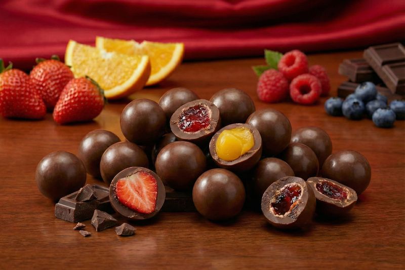 Hương vị socola thạch trái cây độc đáo - Tai Thong