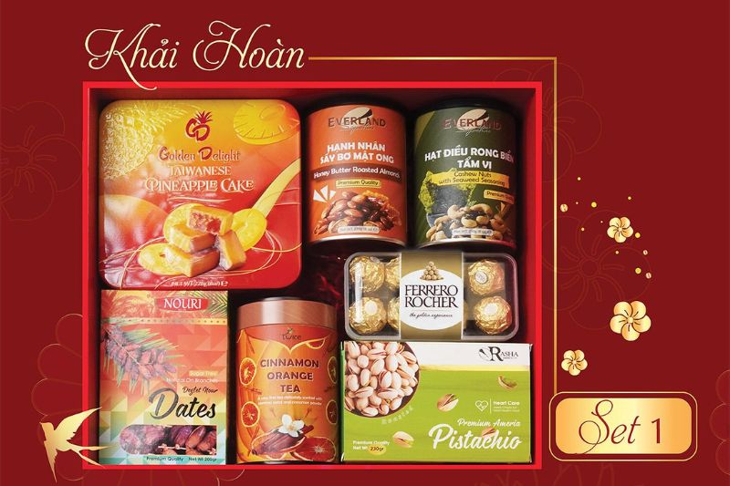 Hộp quà Tết Khải Hoàn - Set 1 Tai thong
