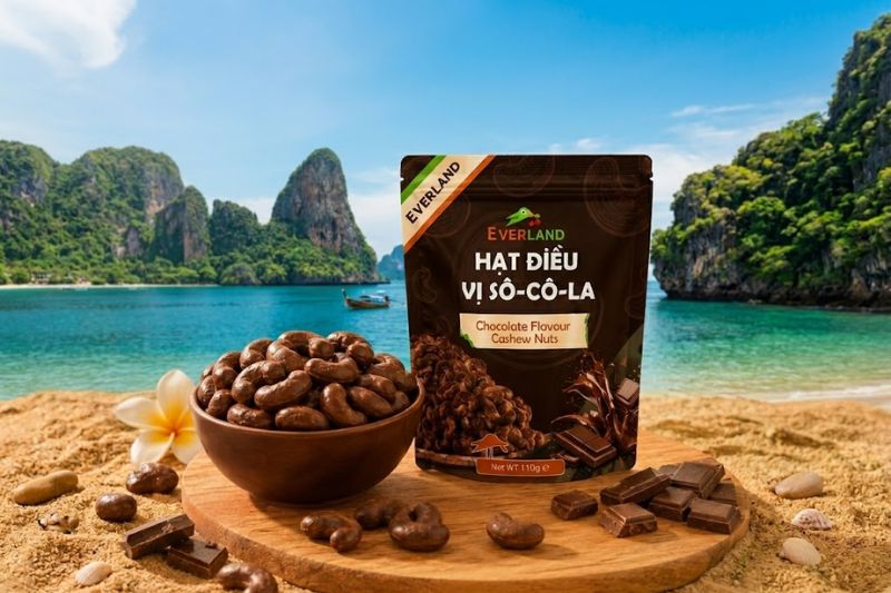 Hạt điều vị socola ngọt ngào quyến rũ Everland