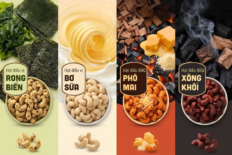 Hạt dinh dưỡng tẩm vị là món ăn vặt mùa hè vừa ngon vừa tiện lợi