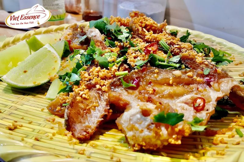 Khô cá đù cháy tỏi