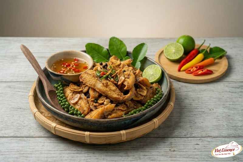 Khô cá thiều chiên giòn 