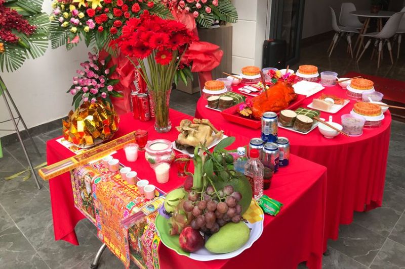 Lễ vật cần chuẩn bị cho ngày khai trương - Tai Thong