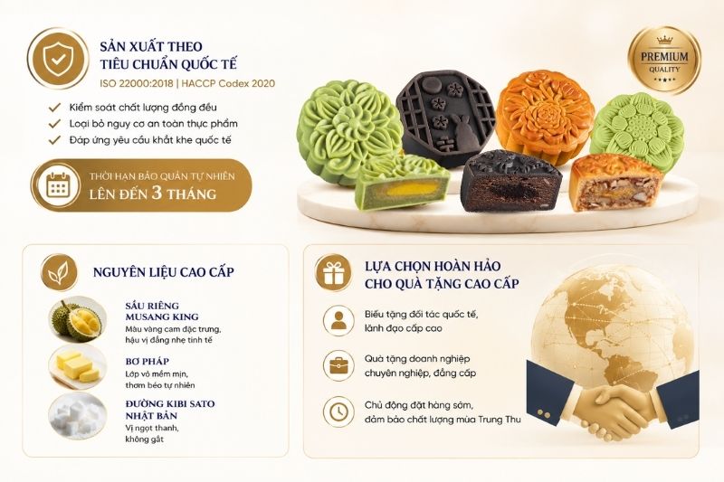 Bánh trung thu nhập khẩu cao cấp Malaysia