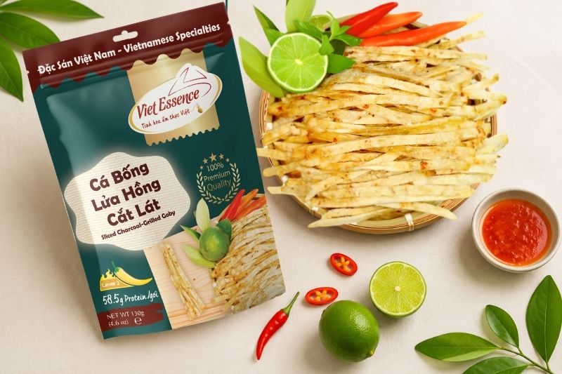 Cá bống lửa hồng cắt lát thương hiệu Viet Essence