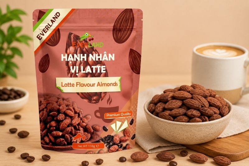 Hạnh nhân vị Latte