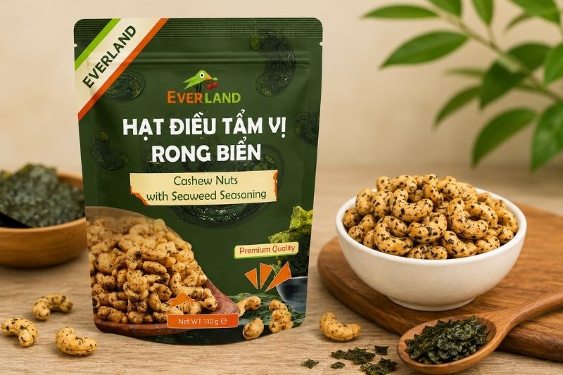 Hạt điều tẩm vị Rong biển