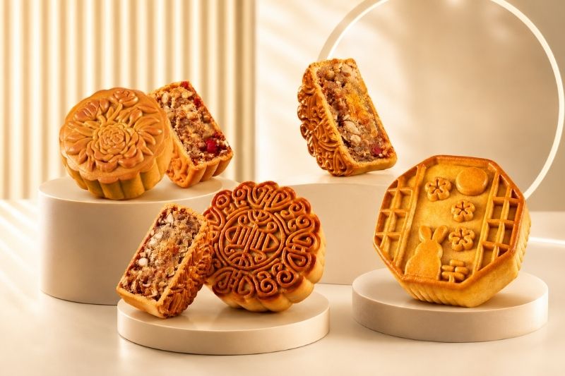 Bánh trung thu nướng nhập khẩu truyền thống Tai Thong