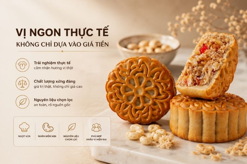 Hương vị bánh trung thu biếu sếp và đối tác