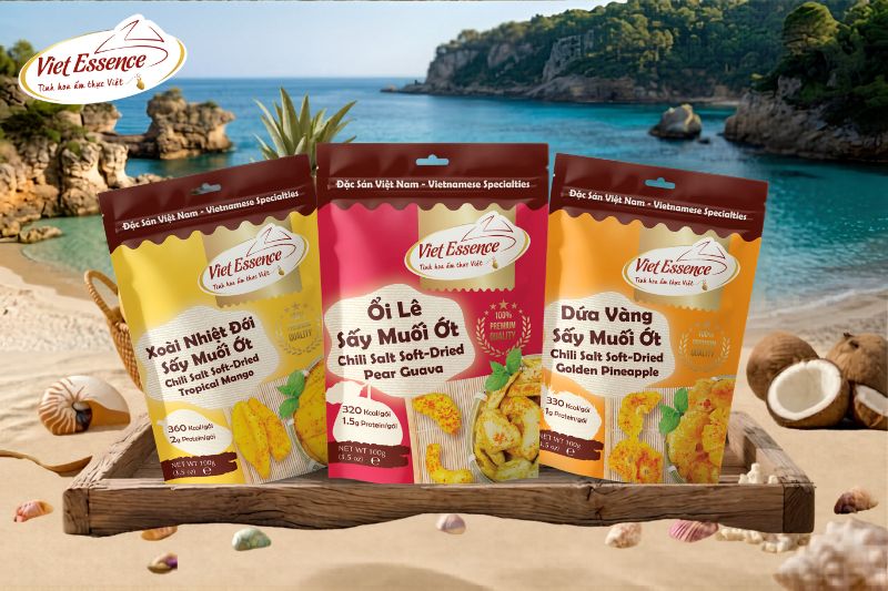 Trái cây sấy là món ăn vặt mùa hè healthy