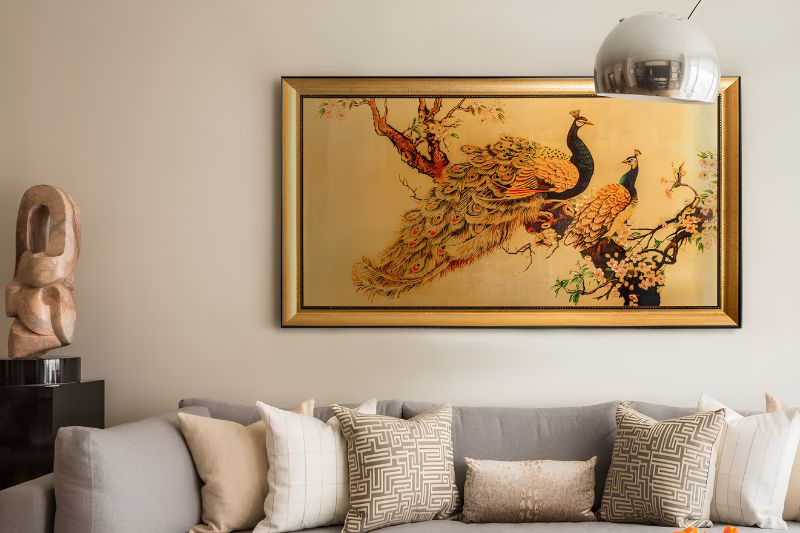Tranh treo tường là quà tặng trung thu cho đối tác cấp trên sang trọng và tinh tế