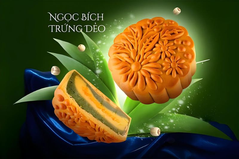 bánh trung thu tai thong ngọc bích trứng dẻo 