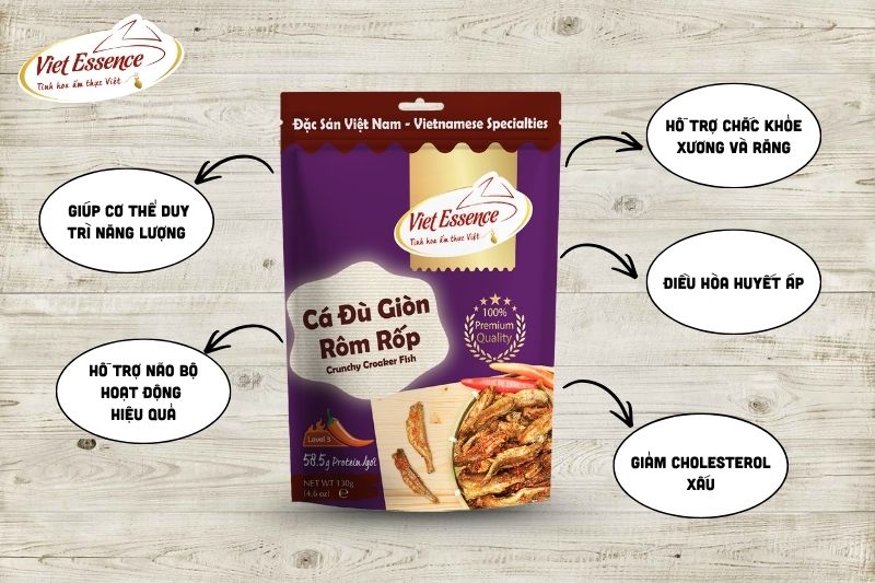 khô cá đù chứa các chất dinh dưỡng có lợi cho sức khỏe