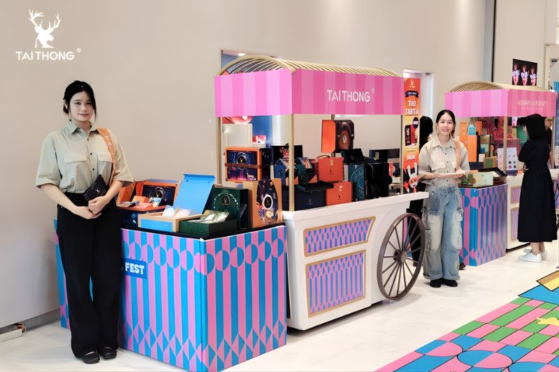 Quầy hàng của Tai Thong ở các trung tâm thương mại