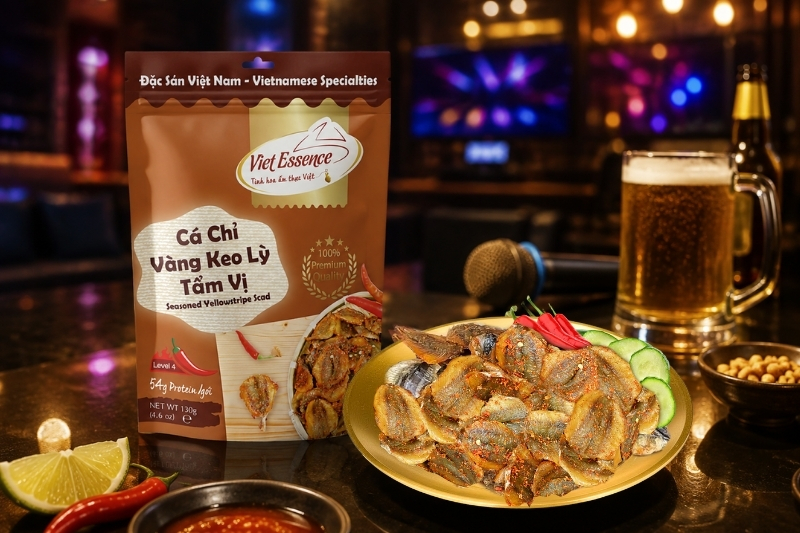 Cá Chỉ Vàng Keo Lỳ Tẩm Vị - mồi nhậu karaoke