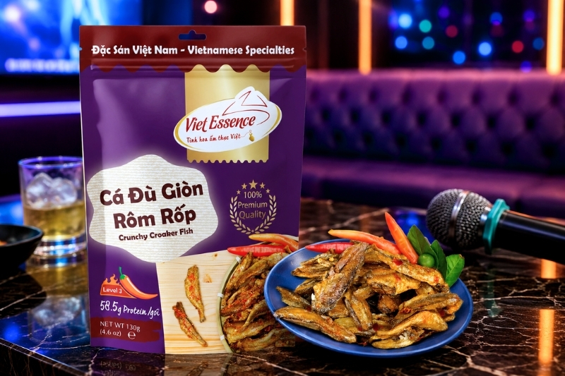 Cá Đù Giòn Rôm Rốp - mồi nhậu karaoke