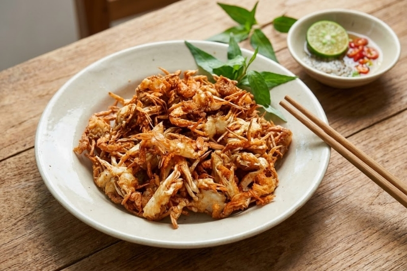Ghẹ sữa chiên giòn