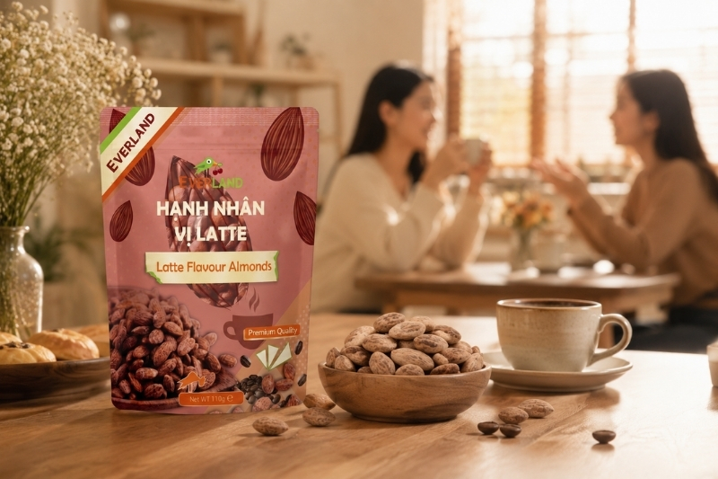 Hạnh nhân vị Latte Everland