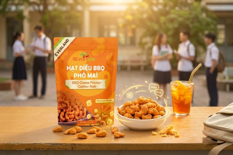 Hạt Điều BBQ Phô Mai
