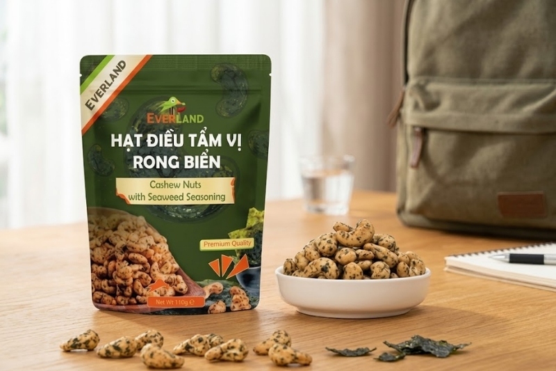 Hạt Điều Tẩm Vị Rong Biển