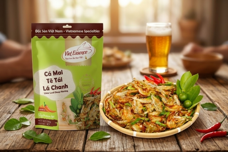 Khô cá mai sấy lá chanh