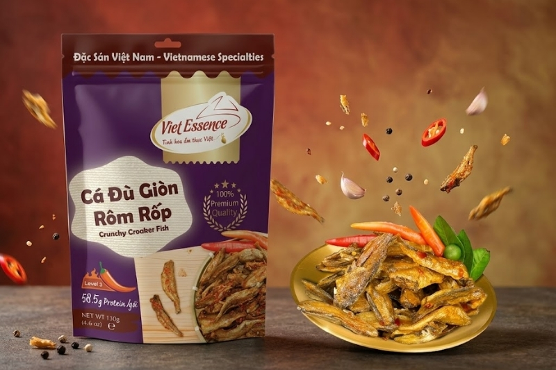 Khô cá đù giòn rôm rốp