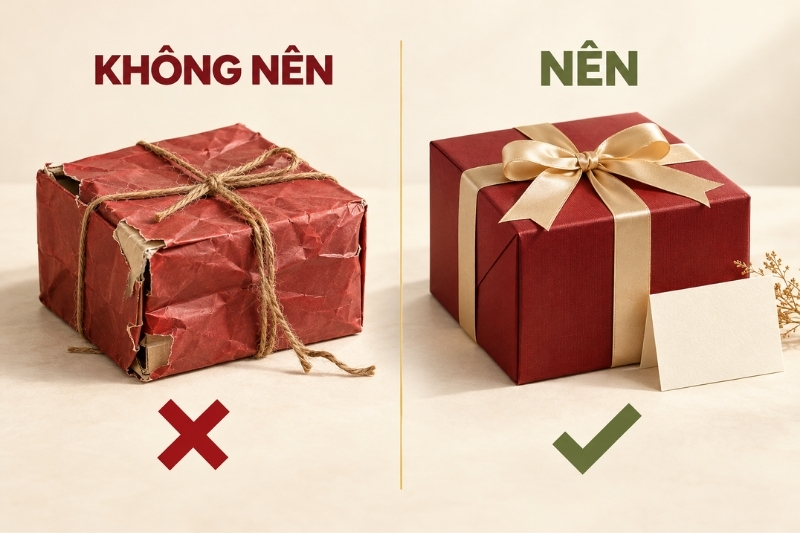 Kiêng kỵ khi tặng quà Tết